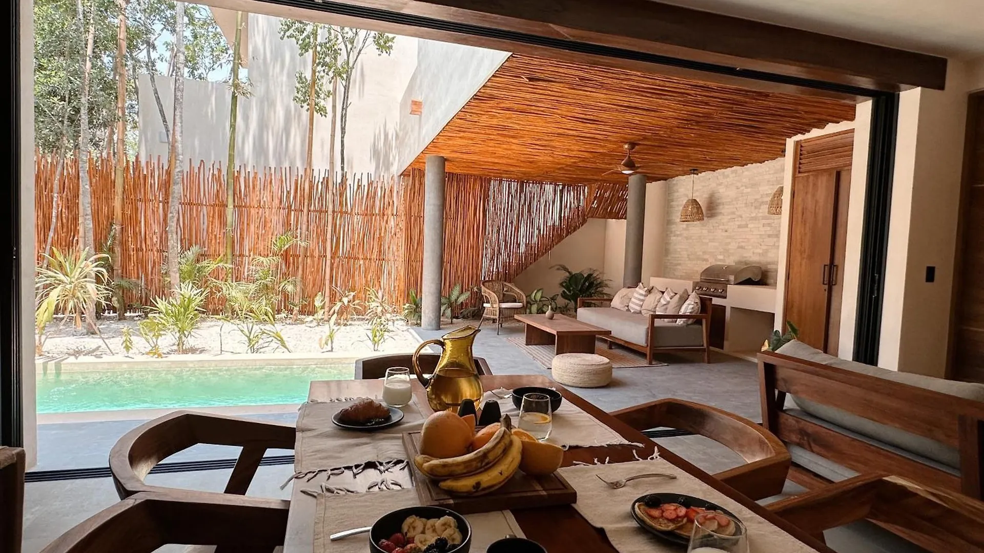 2 Private Pools & Bbq Lägenhet Tulum